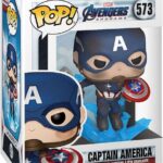 Funko Pop Marvel Avengers Endgame Capitan America con Escudo Roto y Mjolnir