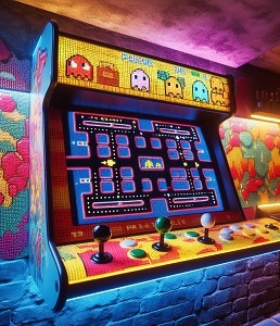 maquina arcade pared